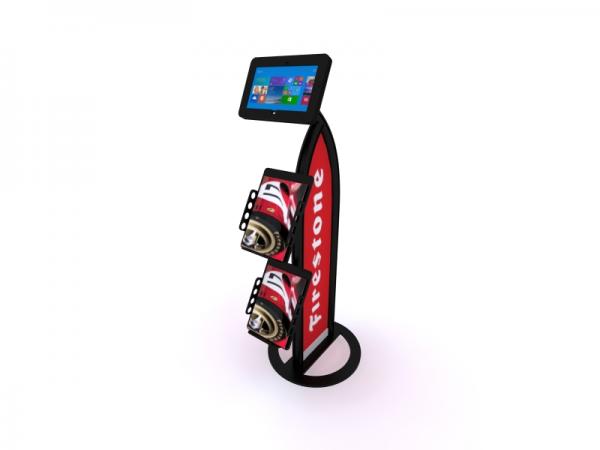 MOD-1357M Portable Surface 2 Kiosk -- Black